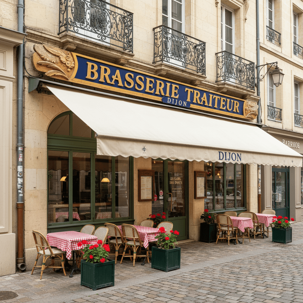 Bar-brasserie 200m² à Dijon : terrasse - licence IV