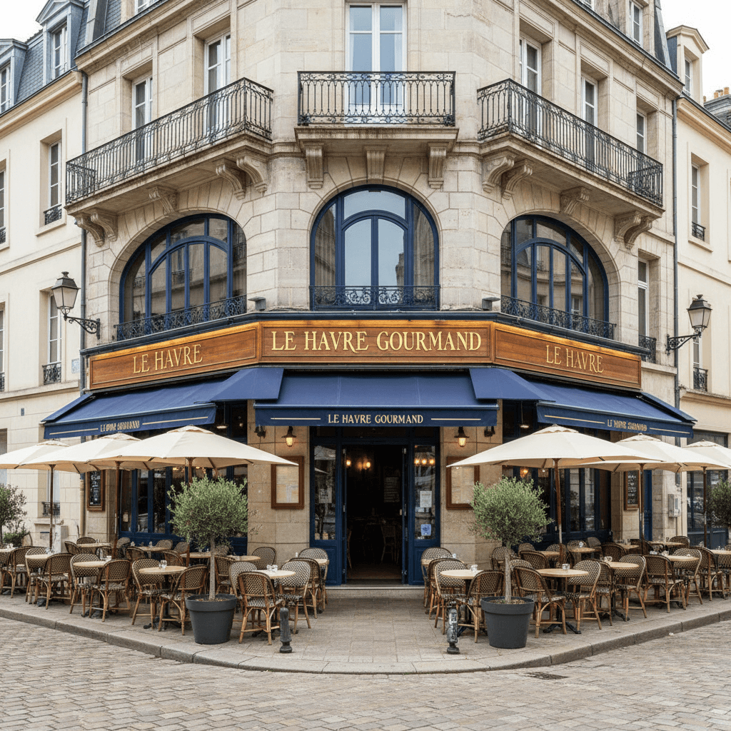 Restaurant 80m² à Le Havre : terrasse - extraction - Image 1