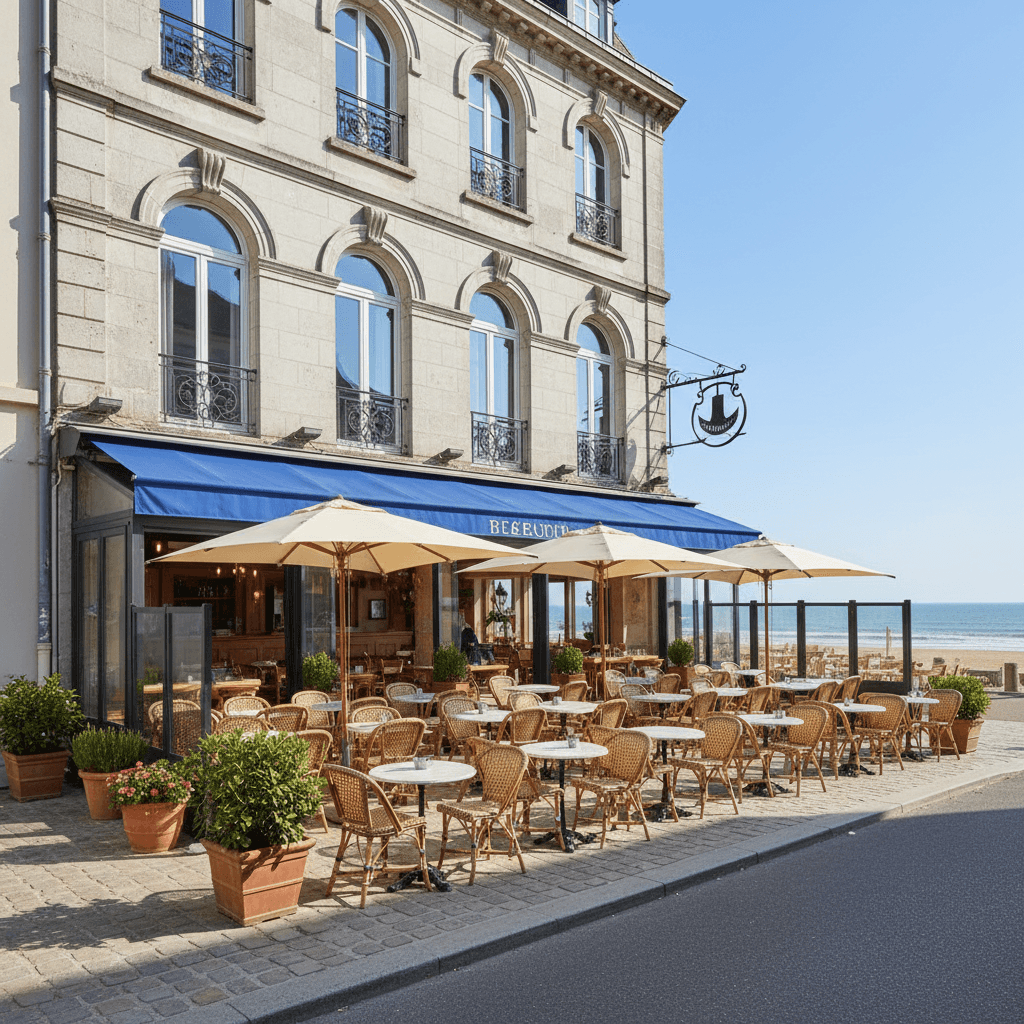 Restaurant 55m² à La Baule-Escoublac : terrasse - licence IV - Image 1