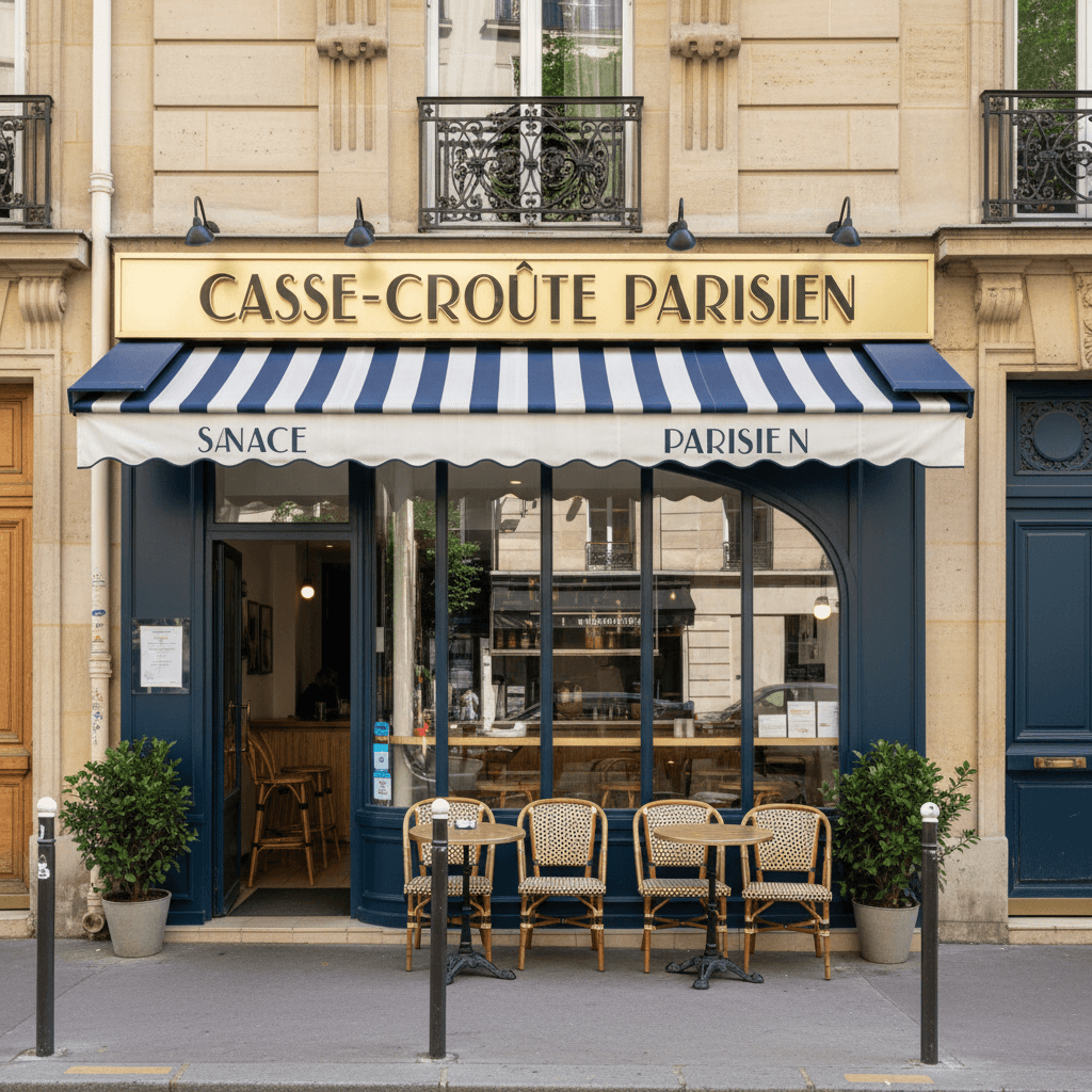 Snack 26 couverts à Paris : extraction