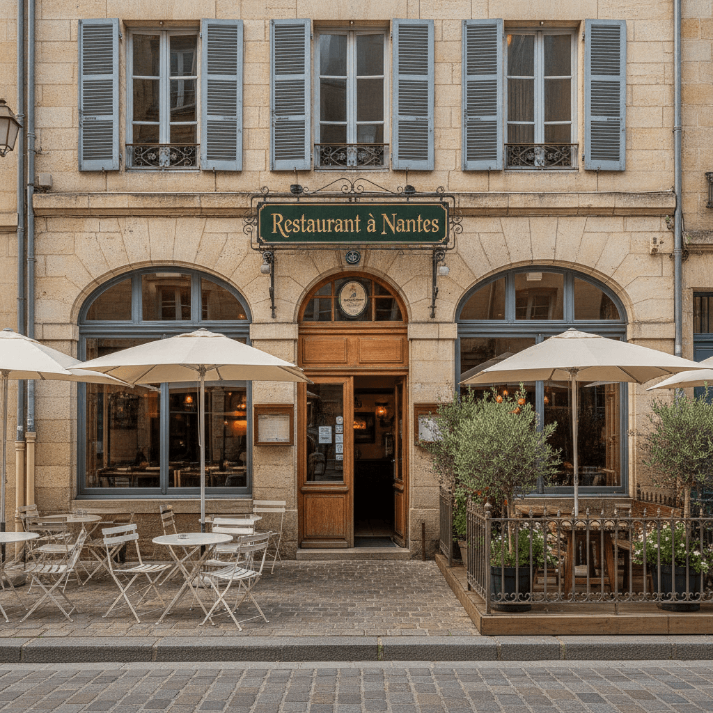 Restaurant à Nantes : terrasse - licence IV