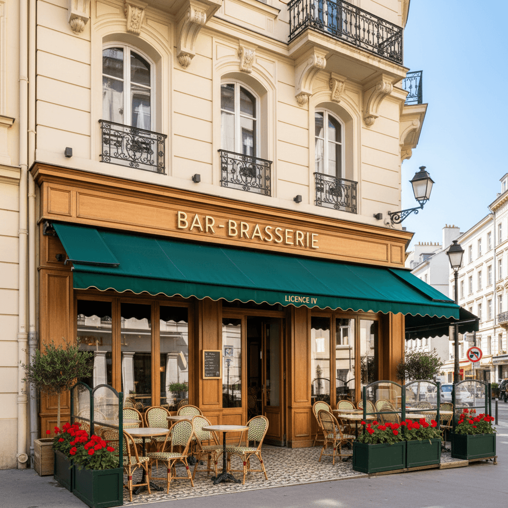Bar-brasserie 250m² à Vienne : terrasse - licence IV - Image 1