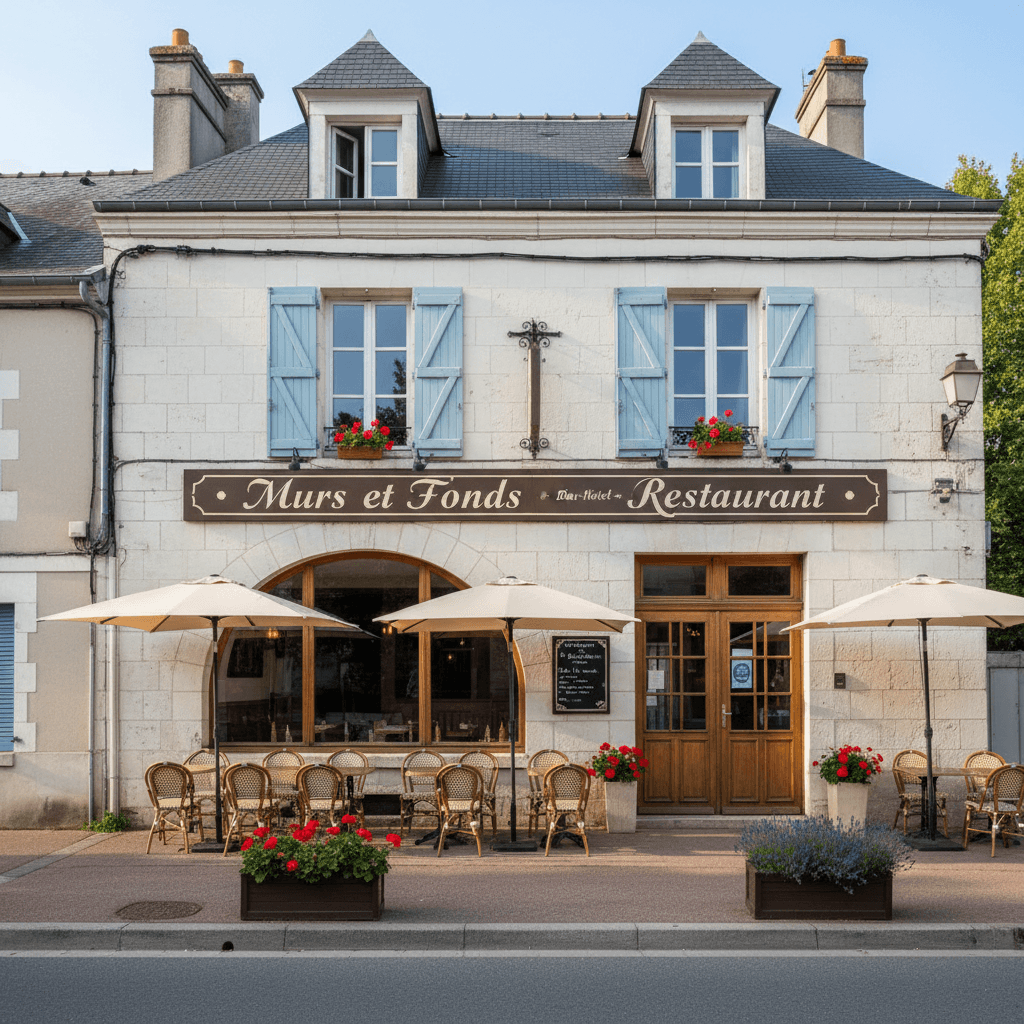 Restaurant à Saint-Just : terrasse - licence IV - Image 1