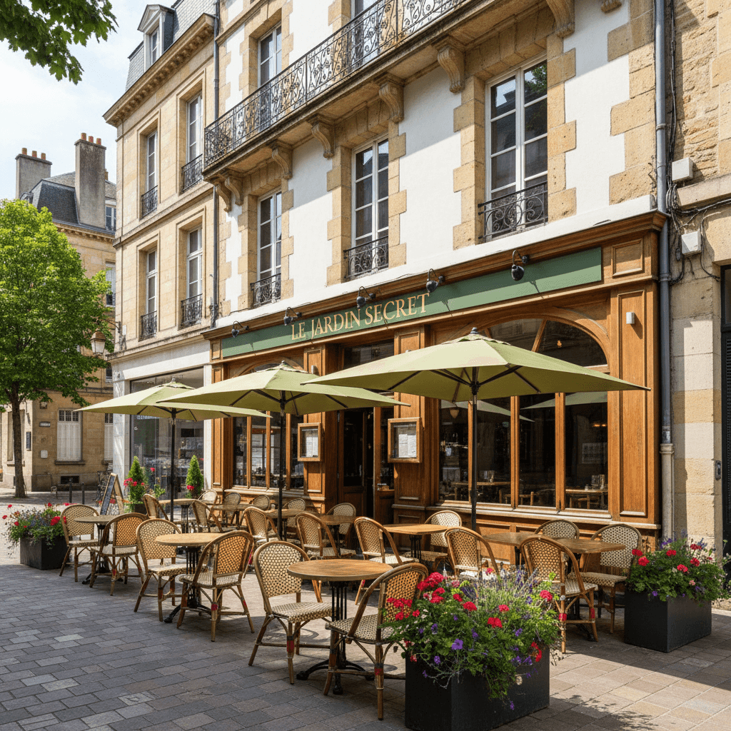 Restaurant 50m² à Nantes : terrasse - licence IV