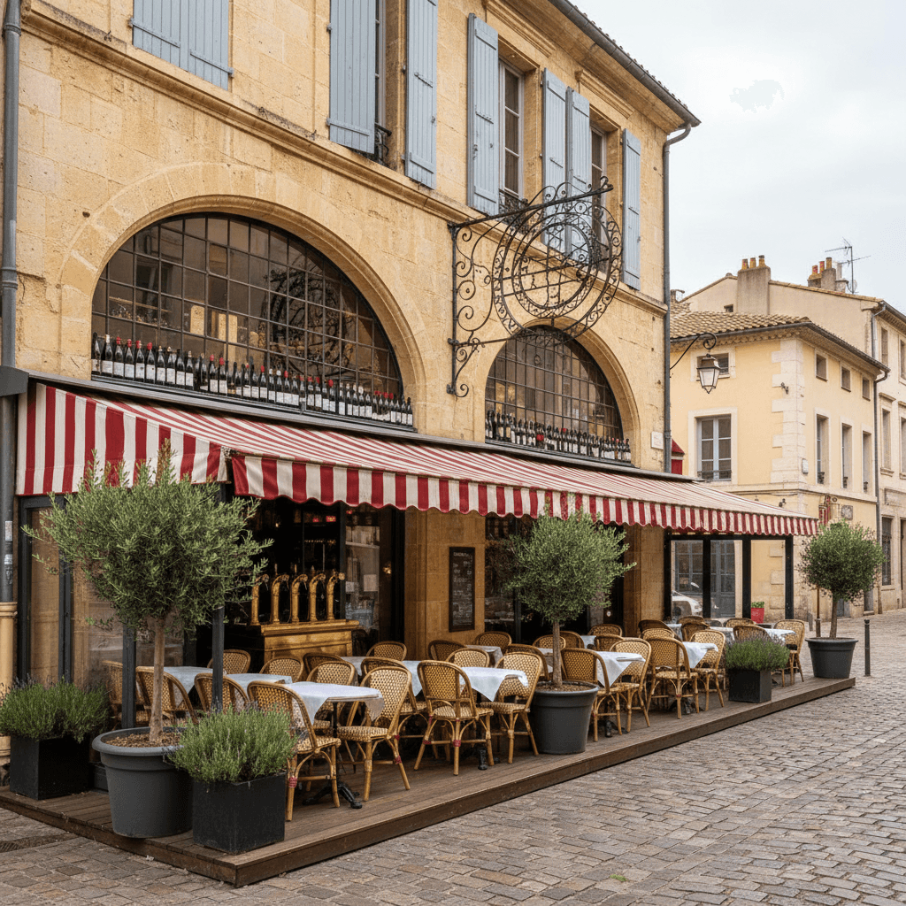 Bar-brasserie à Avignon : terrasse - licence IV - Image 1
