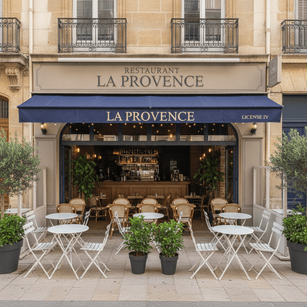 Restaurant 200m² à Toulon : terrasse - licence IV