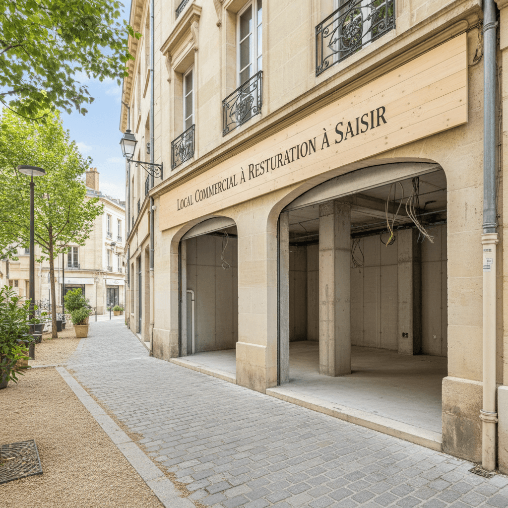 Local vide 87m² à Bordeaux : extraction