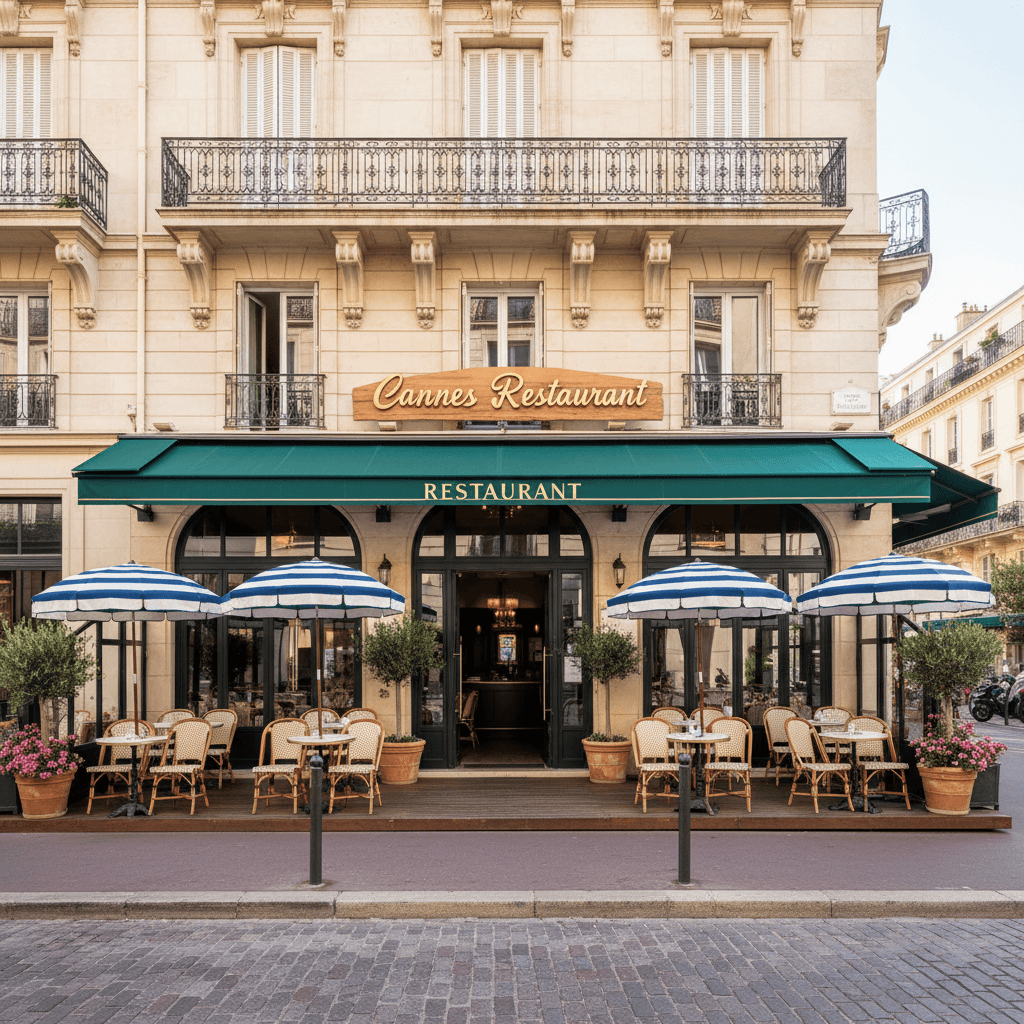 Restaurant 150m² à Cannes : terrasse - licence IV - Image 1