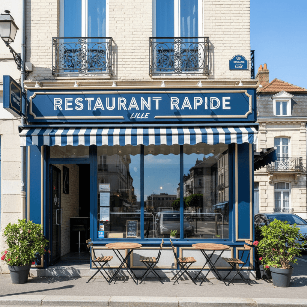 Fast-food 77m² à Lille : licence IV - extraction