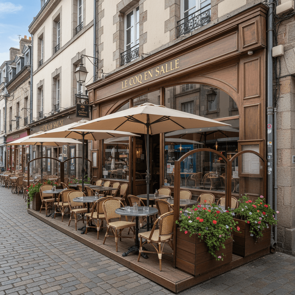 Restaurant à Vannes : terrasse - licence IV - Image 1