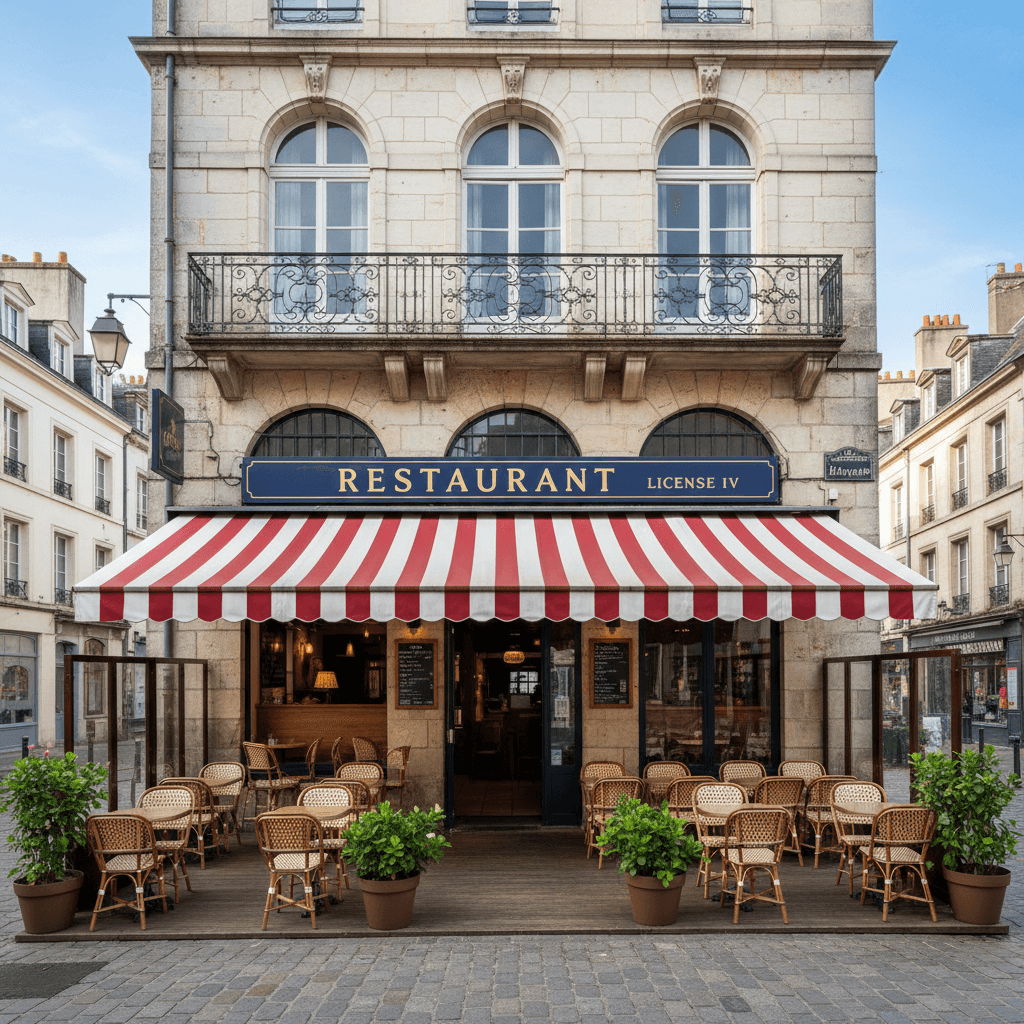 Restaurant à Rennes : terrasse - licence IV