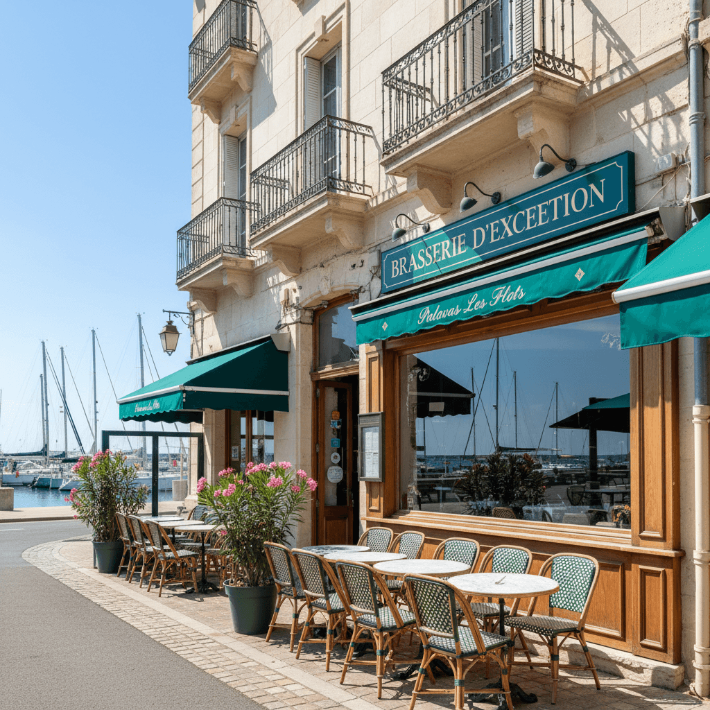 Bar-brasserie 150m² à Palavas-Les-Flots : terrasse - licence IV - Image 1