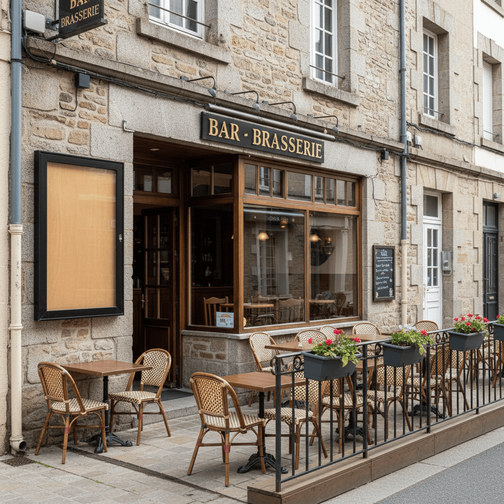 Bar-brasserie à Saint-Brieuc : parking - Image 1