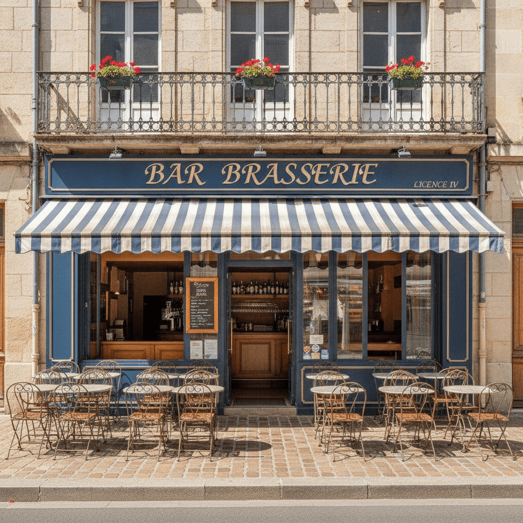 Bar-brasserie 300m² à Valence : terrasse - licence IV - Image 1
