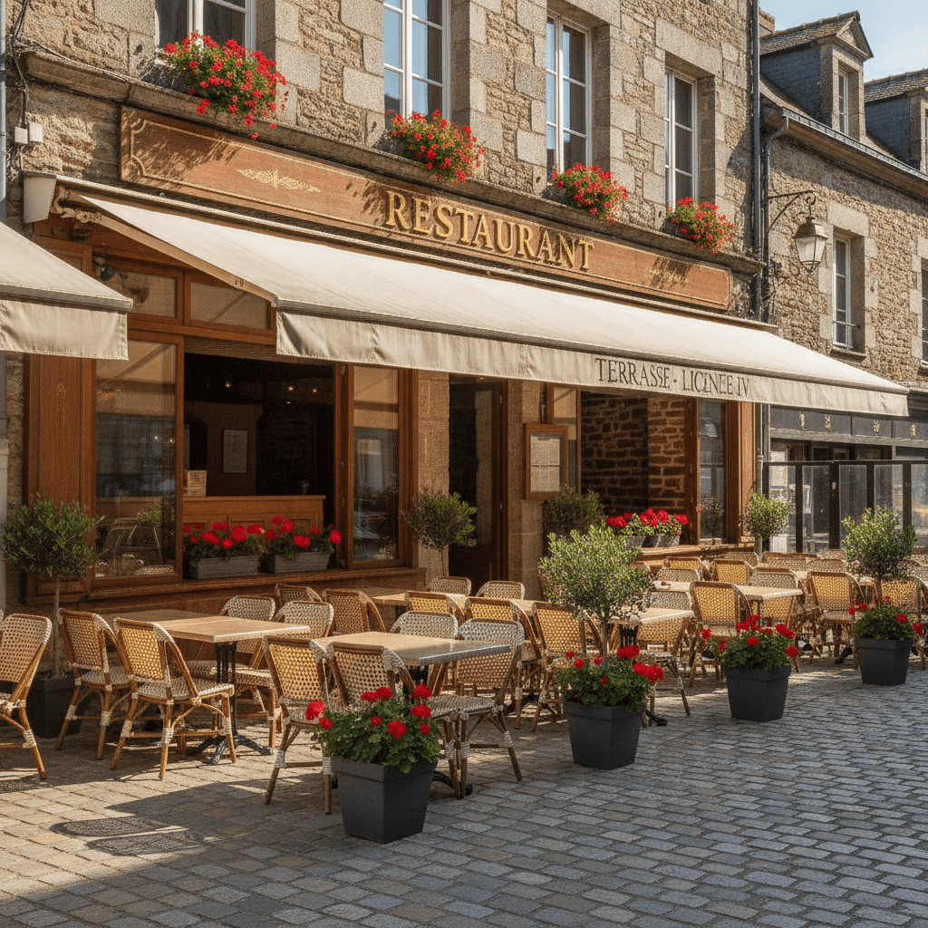 Restaurant : terrasse - licence IV - Image 1