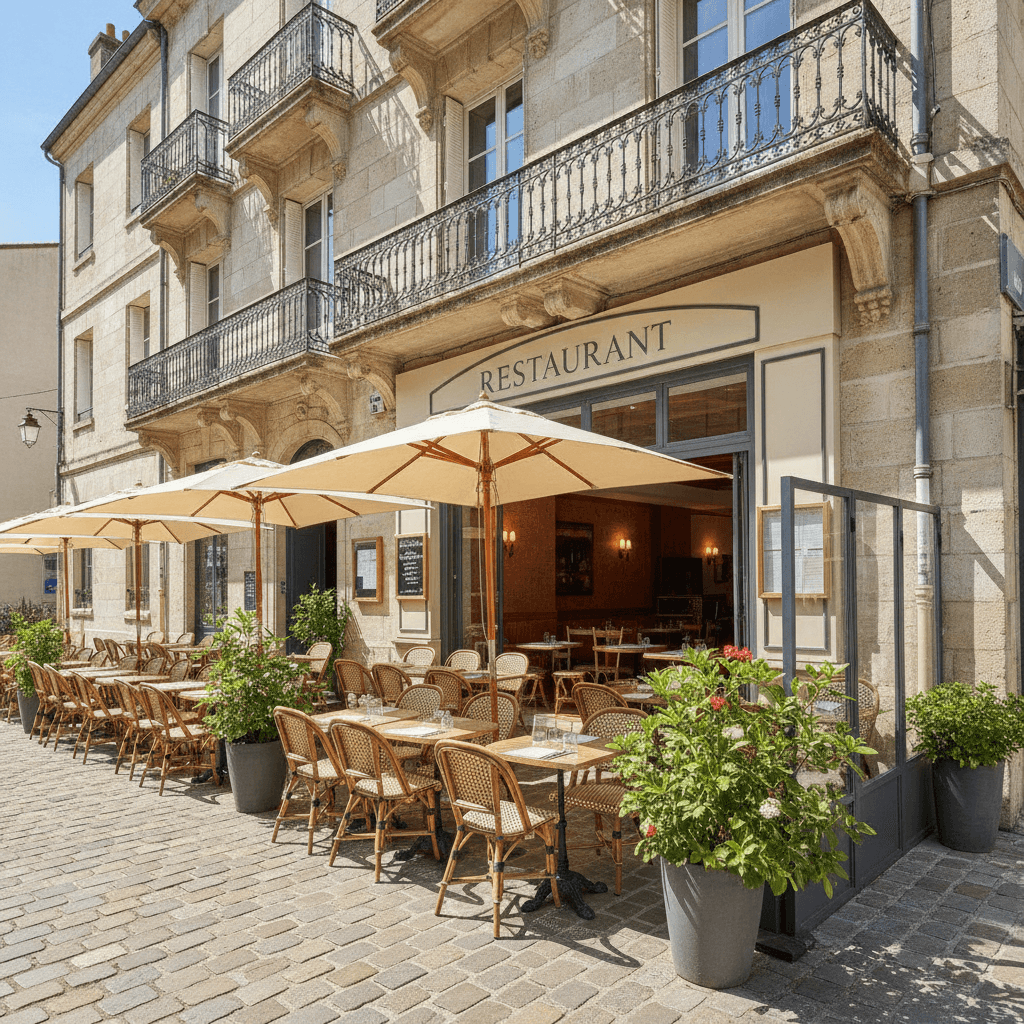 Restaurant 200m² à La Rochelle : terrasse - licence IV - Image 1