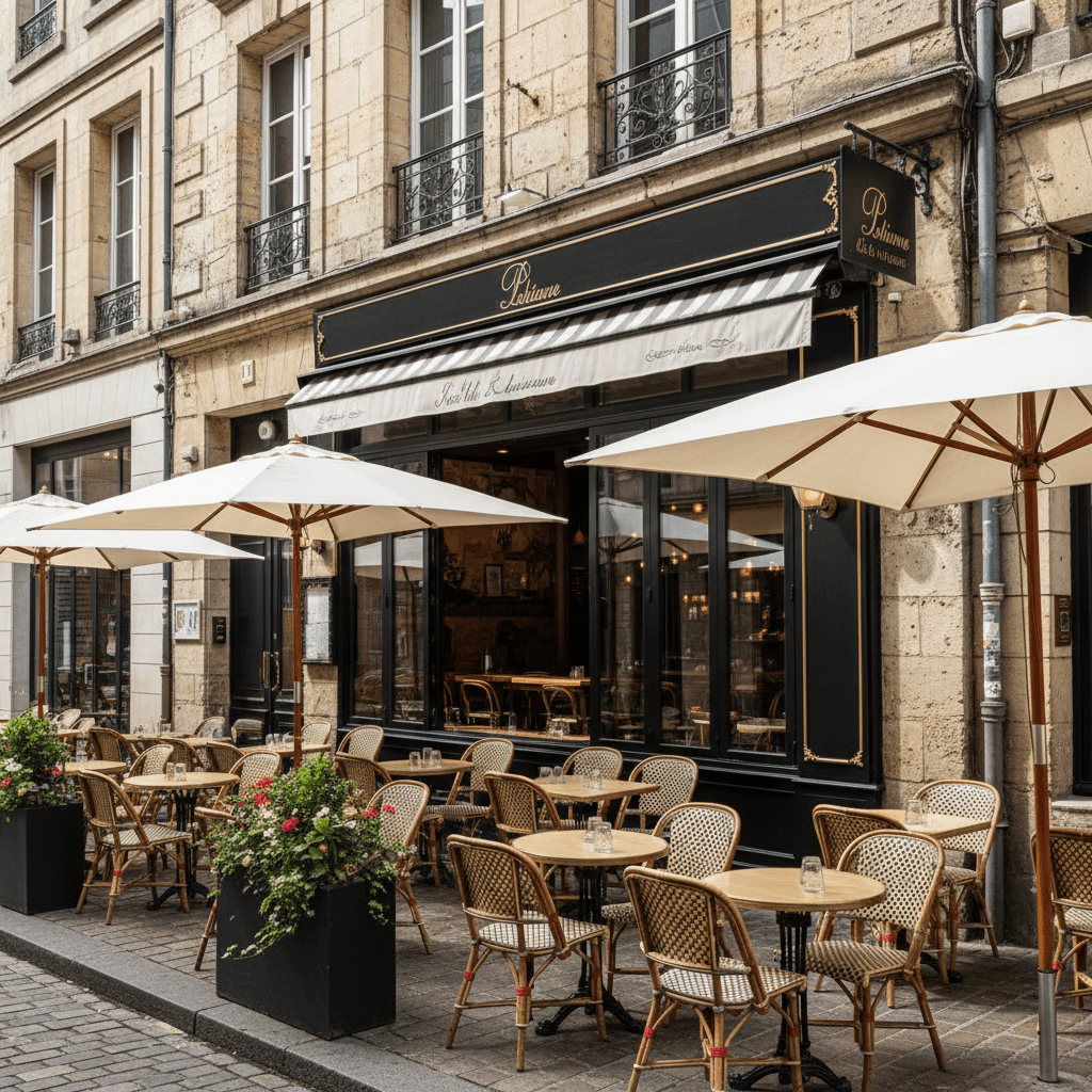 Restaurant 100m² à Nantes : terrasse - extraction