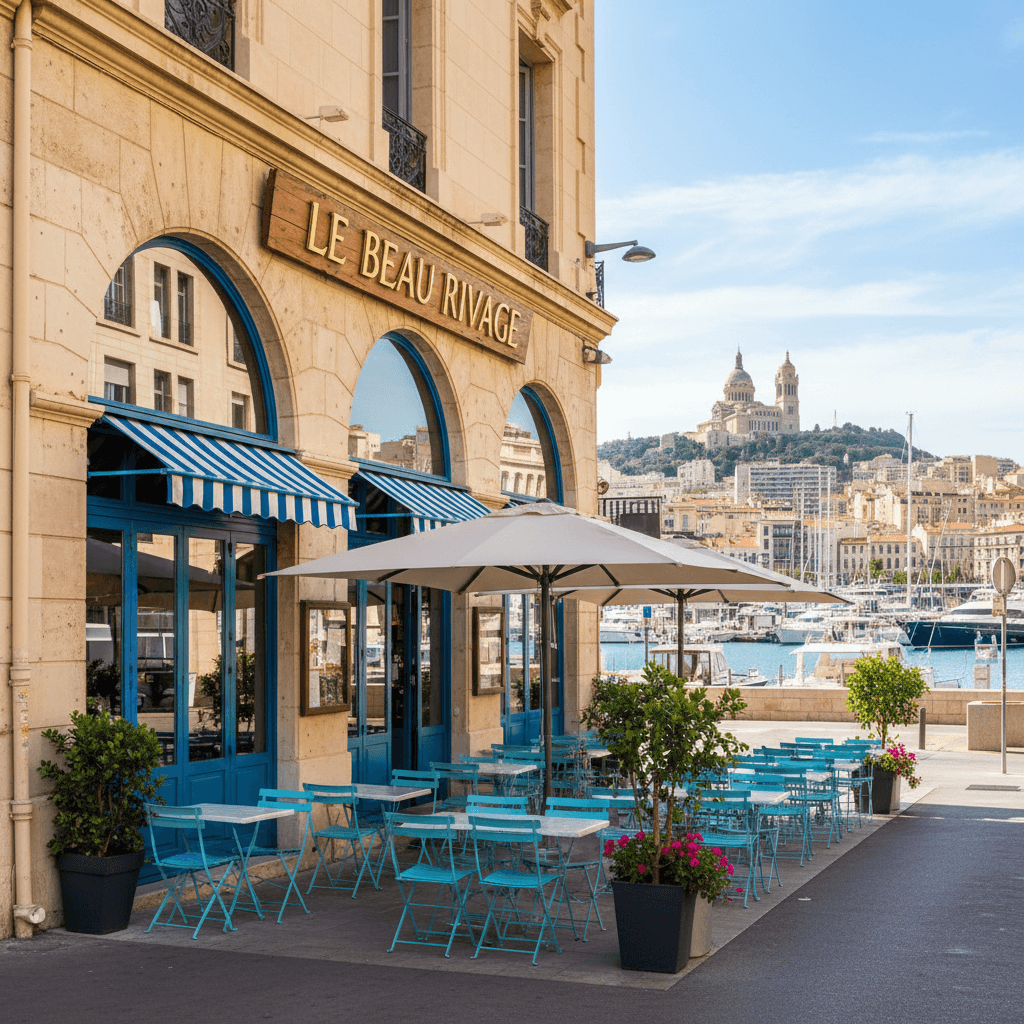 Snack à Marseille : terrasse - extraction