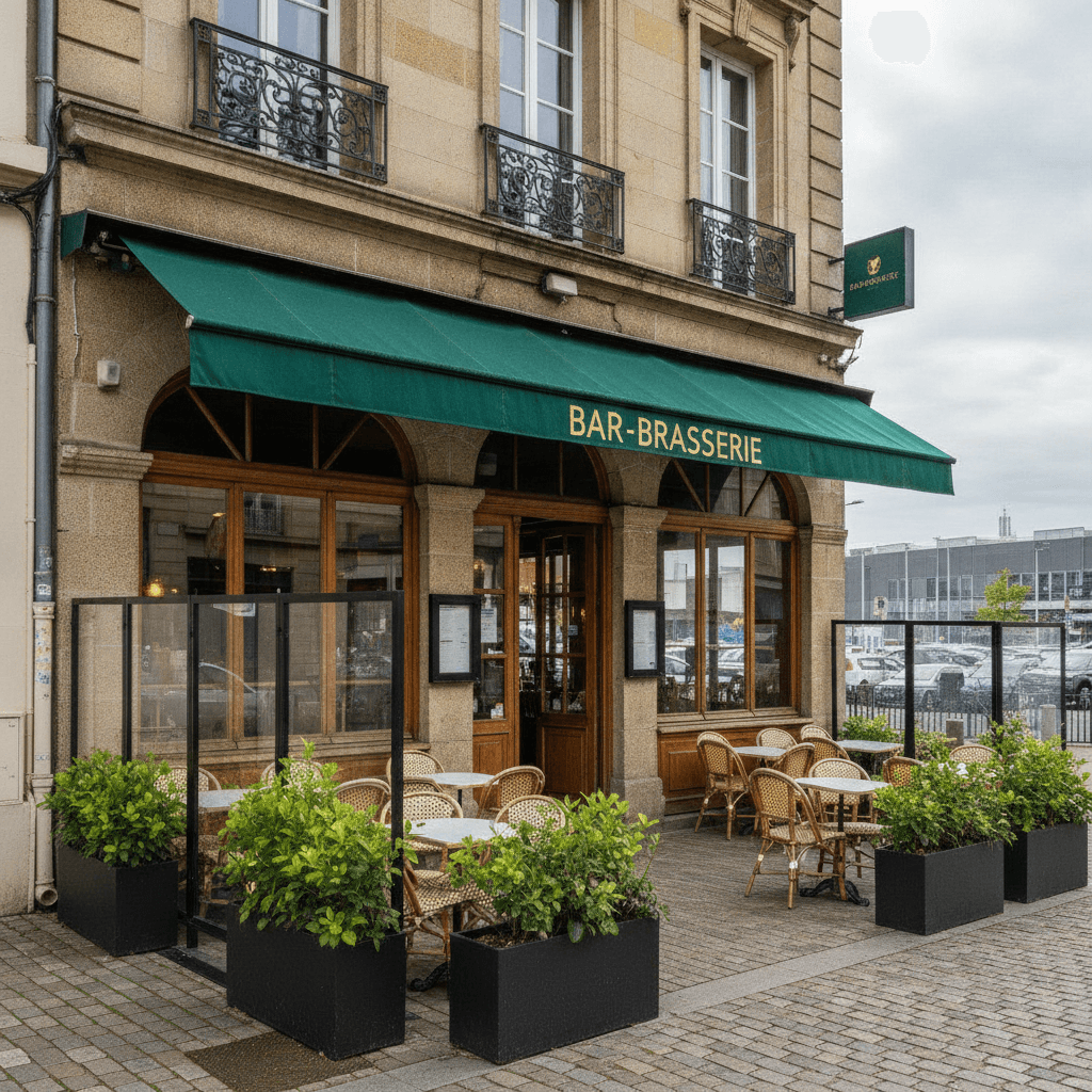 Bar-brasserie 200m² à Boulogne-Sur-Mer : terrasse - licence IV - Image 1