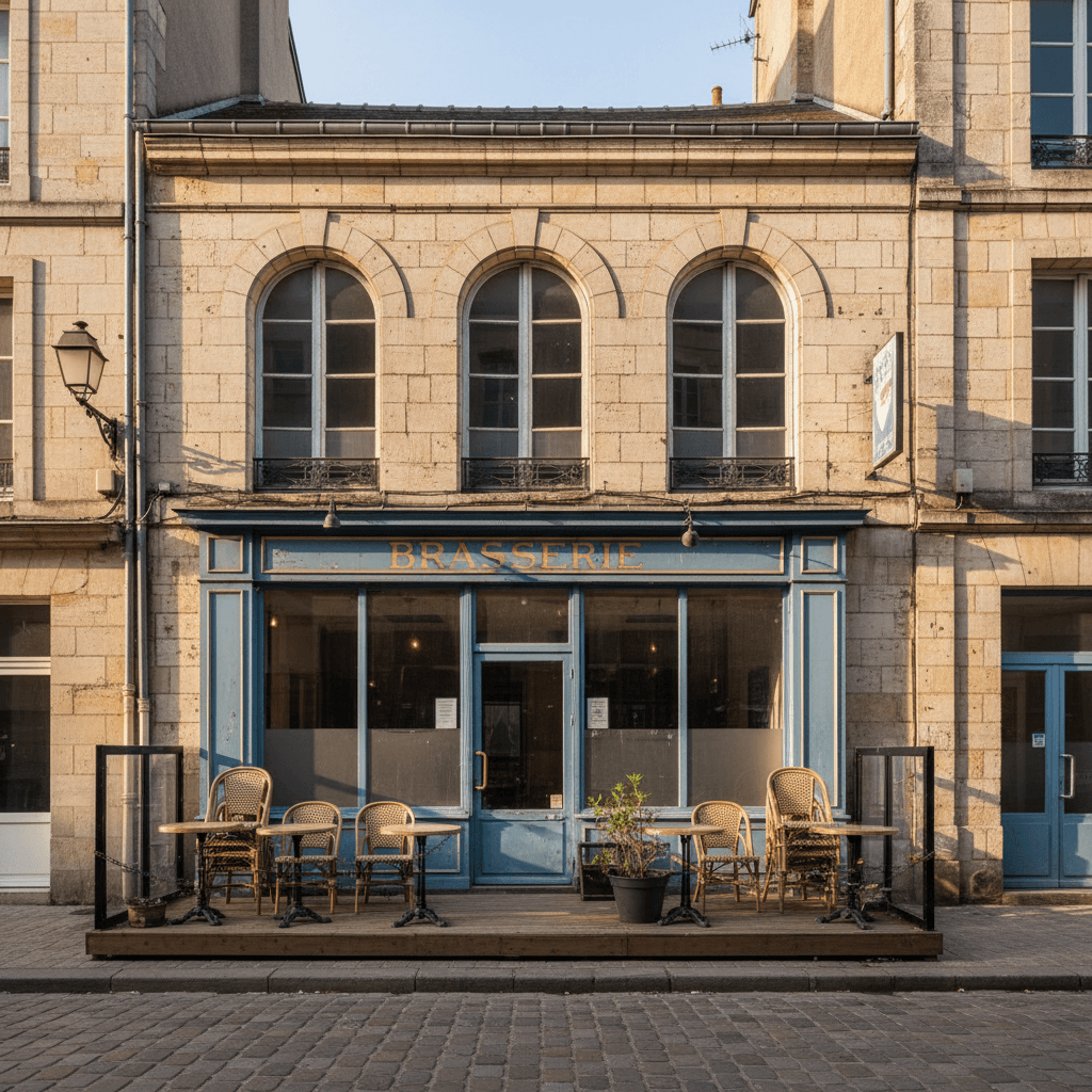 Bar-brasserie à Le Mans : terrasse - licence IV - Image 1