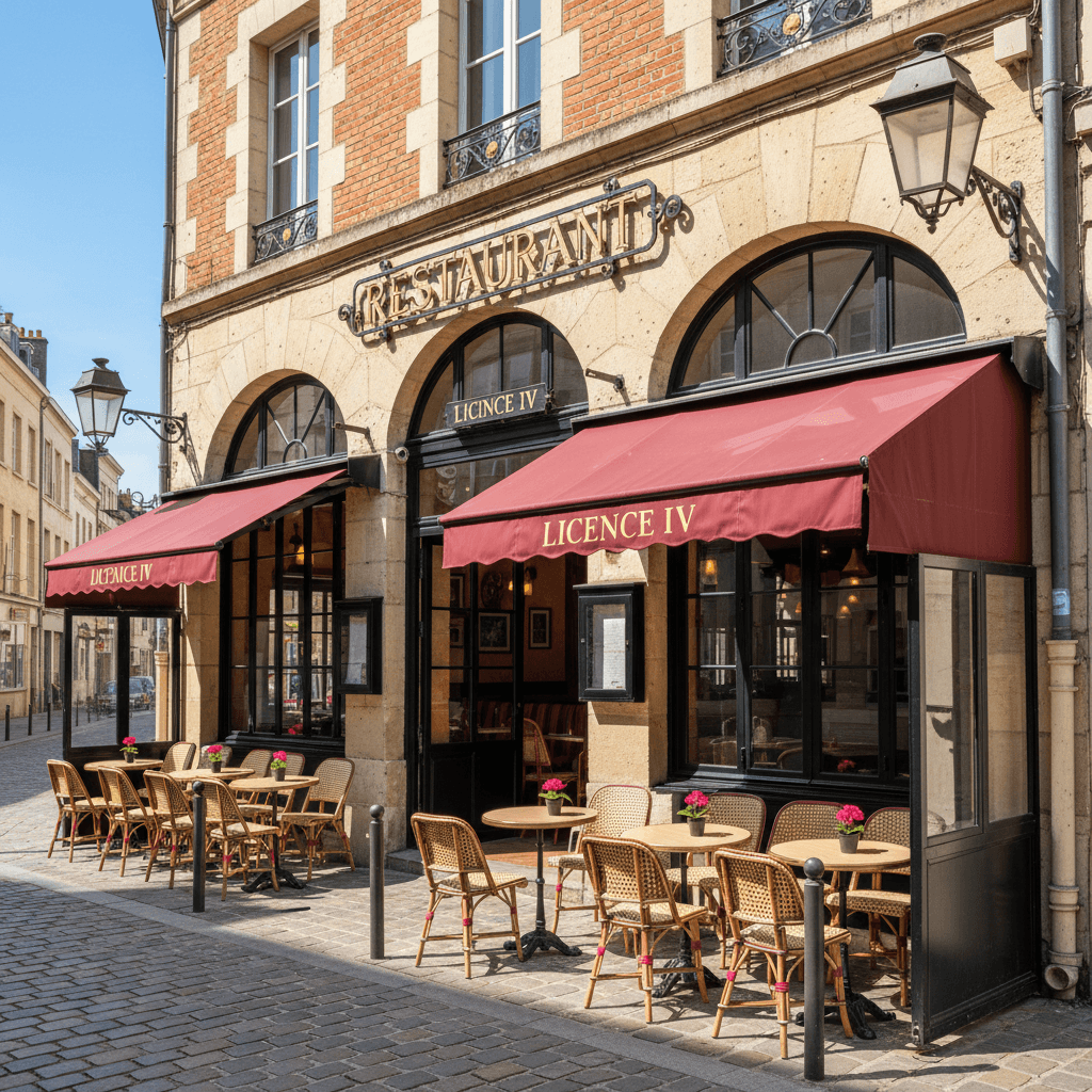 Restaurant à Lille : terrasse - licence IV - Image 1