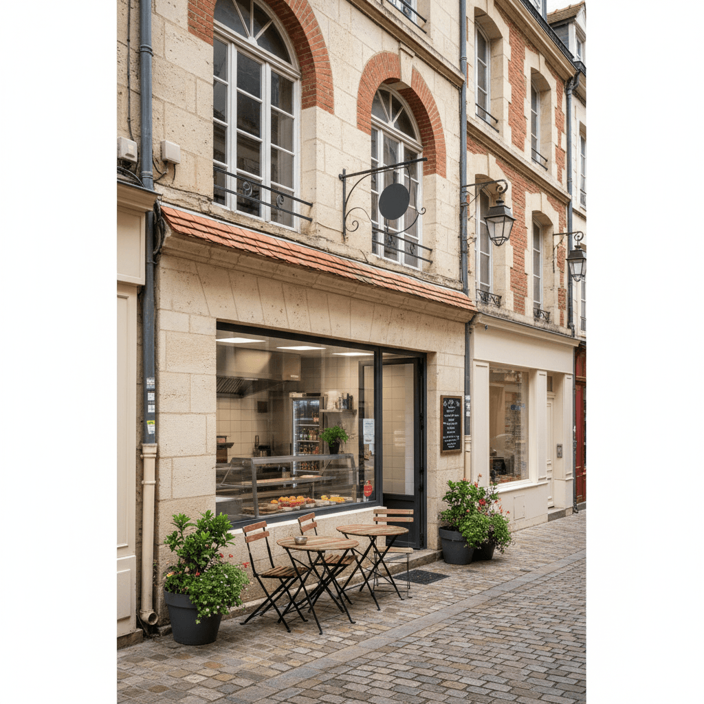 Fast-food 70m² à Rouen : cuisine équipée