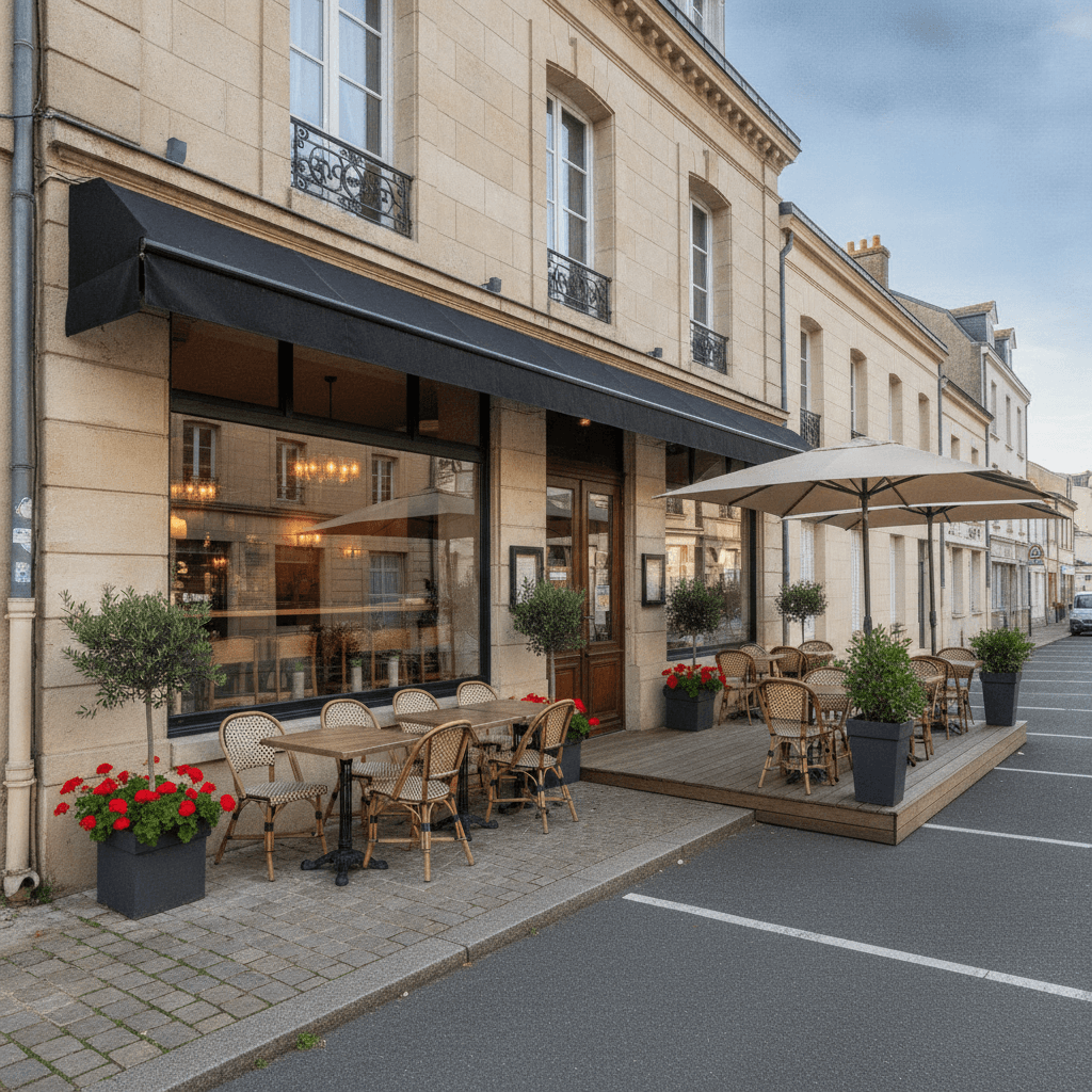 Restaurant 300m² à Calais : terrasse - licence IV - Image 1