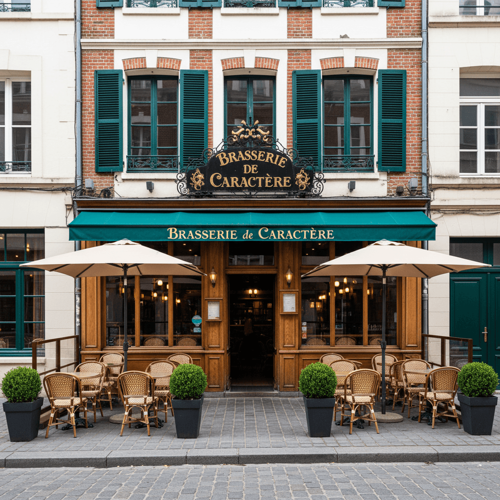 Bar-brasserie à Lille : terrasse - licence IV