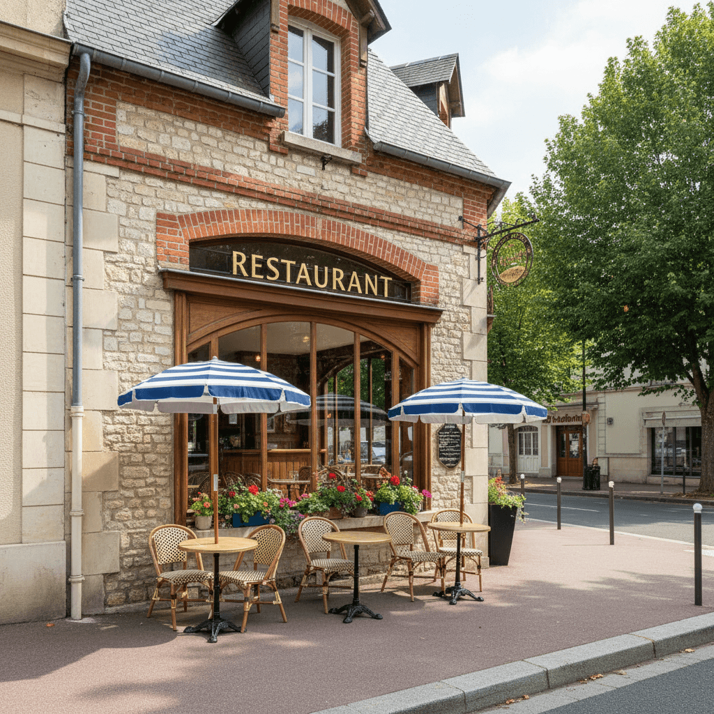 Restaurant 10 couverts à Deuil-la-Barre : terrasse - extraction - Image 1