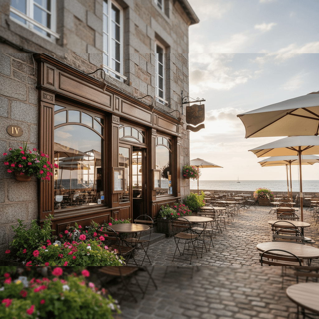 Restaurant à Vannes : terrasse - licence IV - Image 1