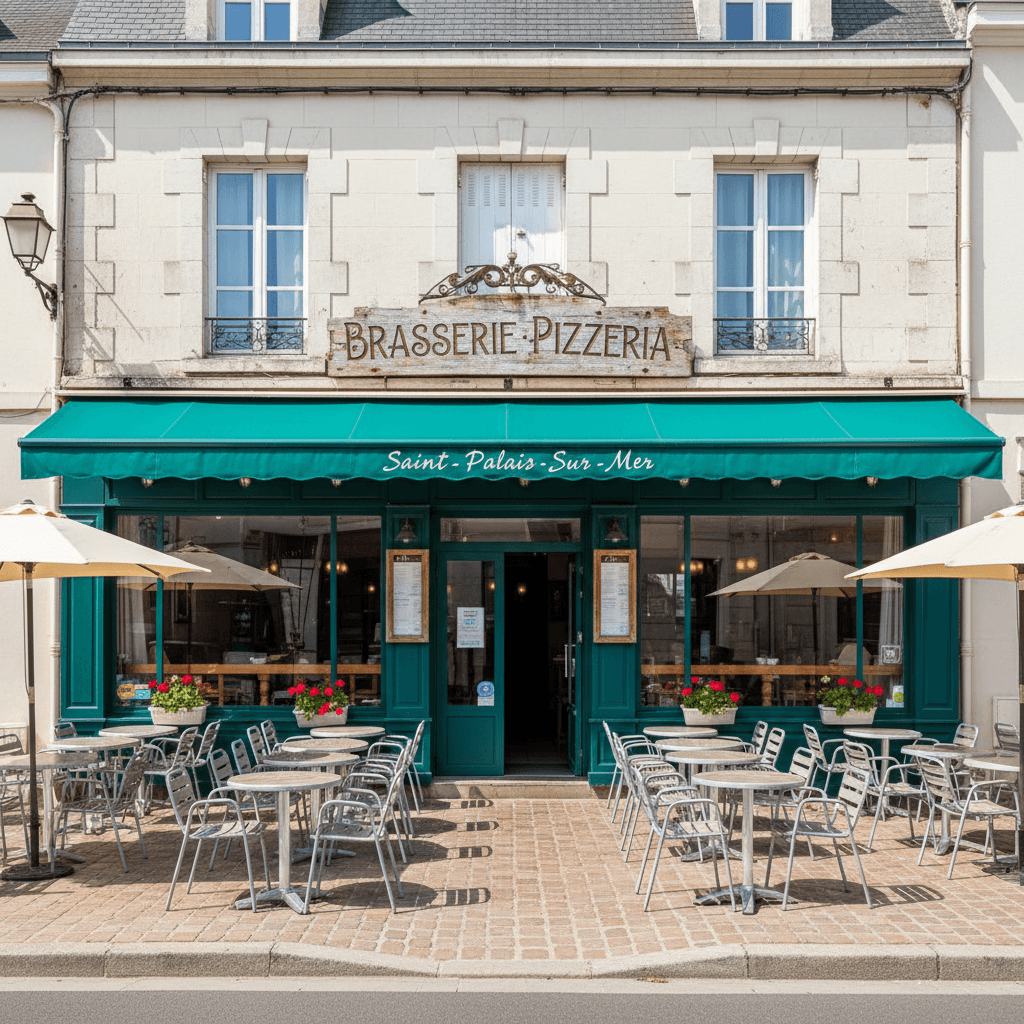 Bar-brasserie 85m² à Saint-Palais-Sur-Mer : terrasse - licence IV - Image 1