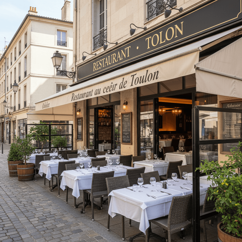 Restaurant 60m² à Toulon : terrasse - licence IV - Image 1