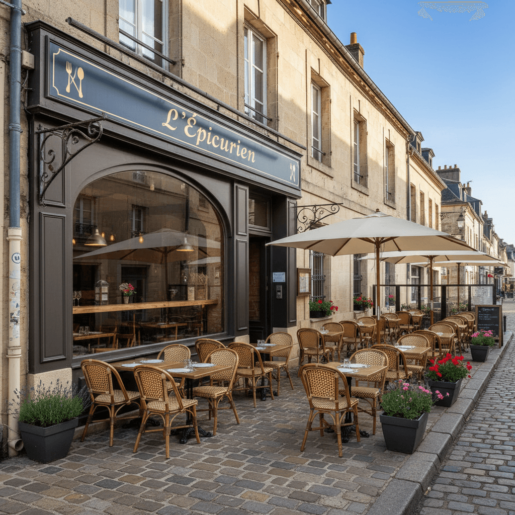 Restaurant à Épernay : terrasse - licence IV - Image 1