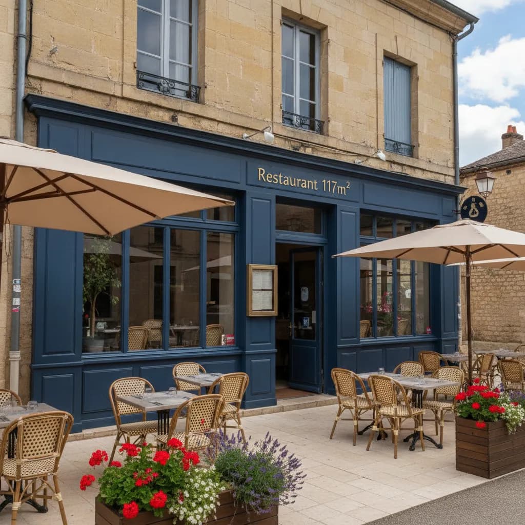Restaurant 117m² à Montauban : terrasse - climatisation - Image 1
