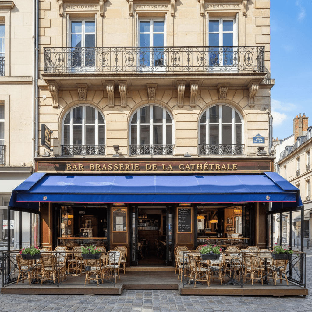 Bar-brasserie 60m² à Nantes : terrasse - licence IV