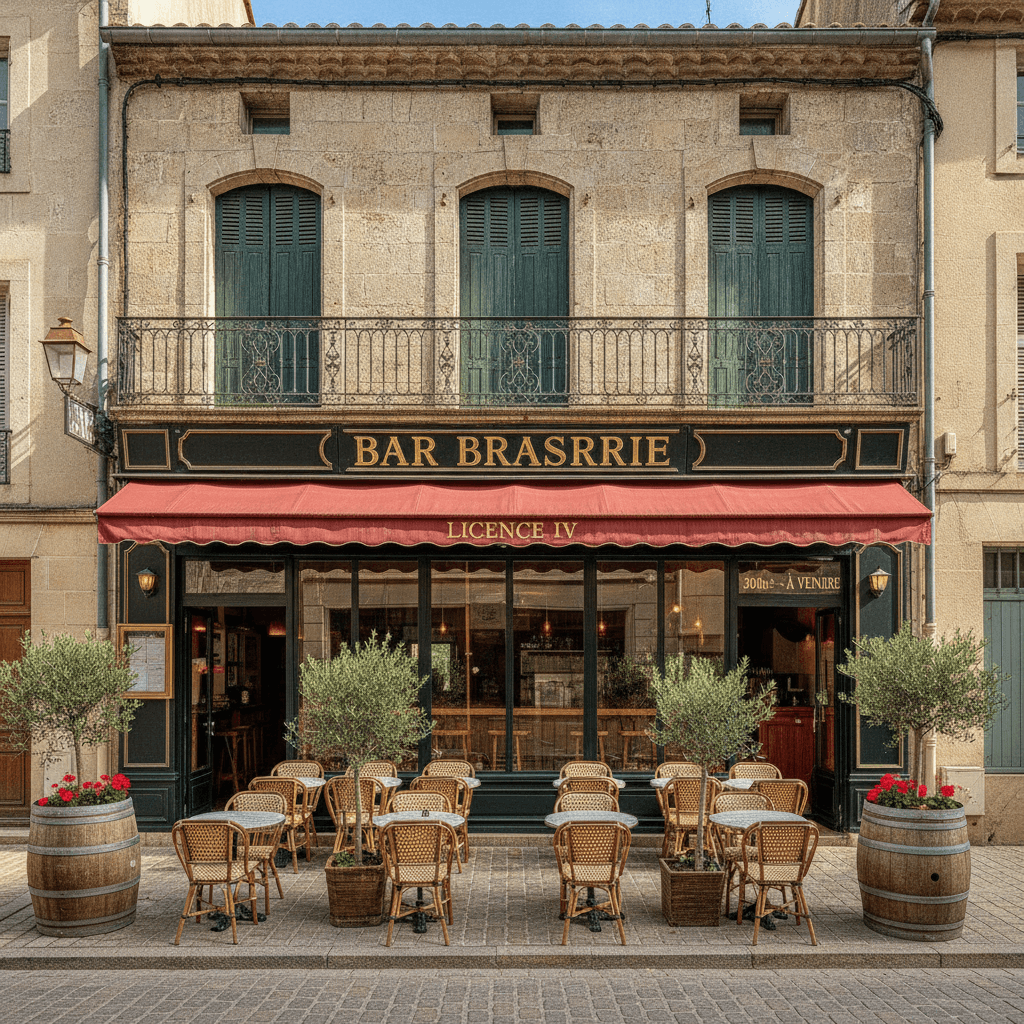 Bar-brasserie 300m² à Saint-Hippolyte : licence IV