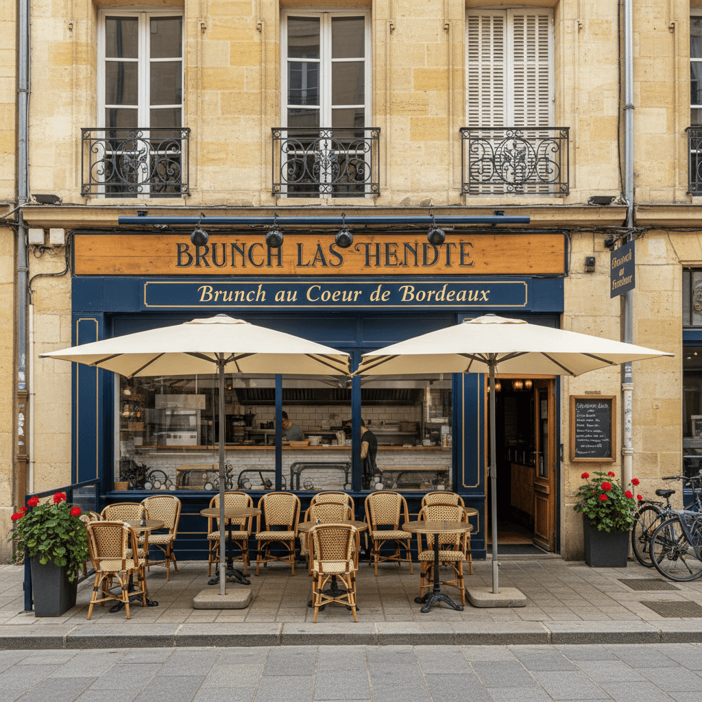 Restaurant à Bordeaux : terrasse - cuisine équipée - Image 1