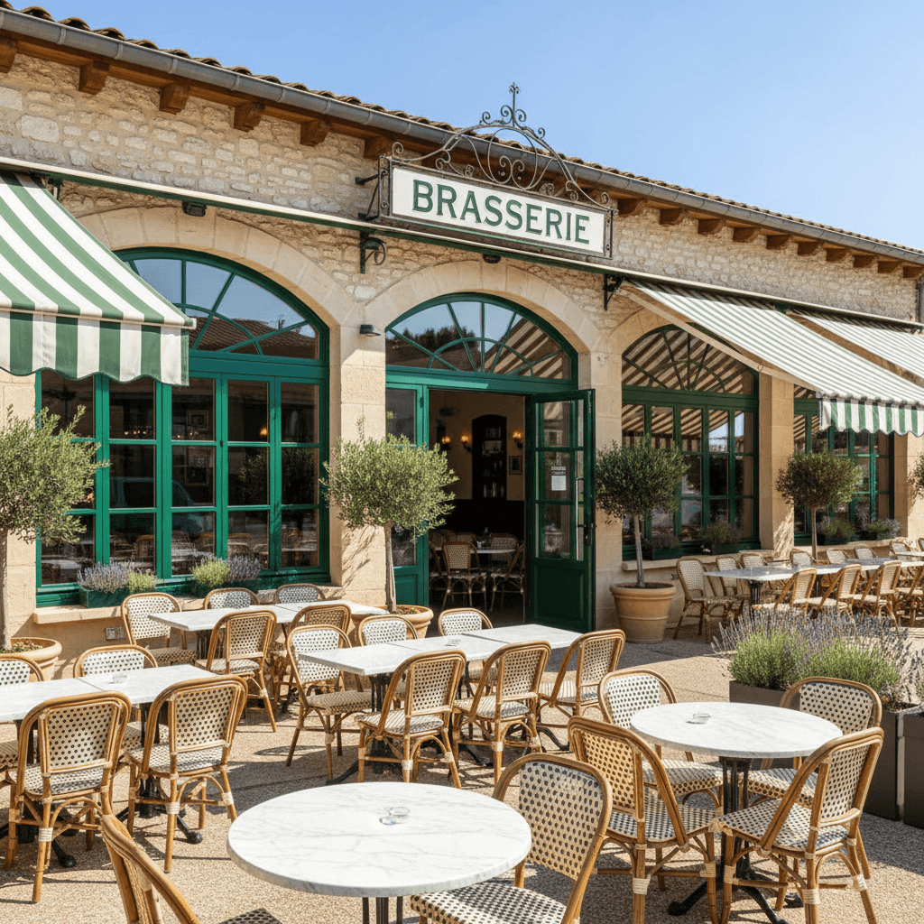 Bar-brasserie à Rousset : terrasse - licence IV - Image 1