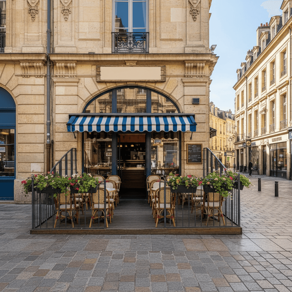 Fast-food 60m² à Bordeaux : terrasse - licence IV - Image 1