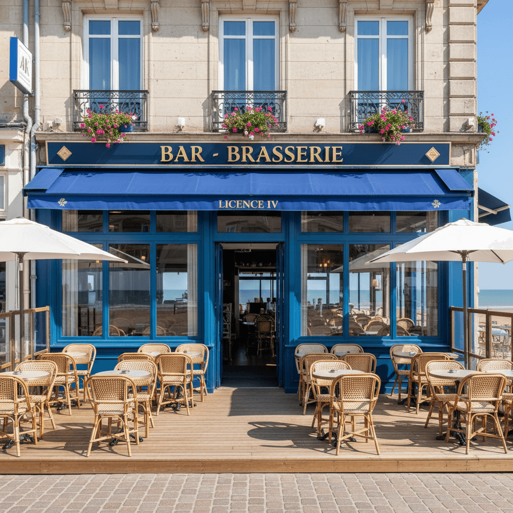 Bar-brasserie 456m² à Dunkerque : terrasse - licence IV - Image 1