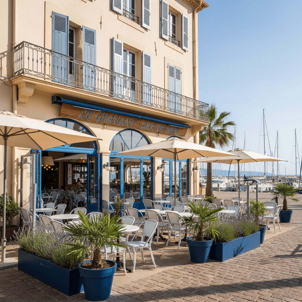 Restaurant 157m² à Saint-Raphaël : terrasse - licence IV - Image 1