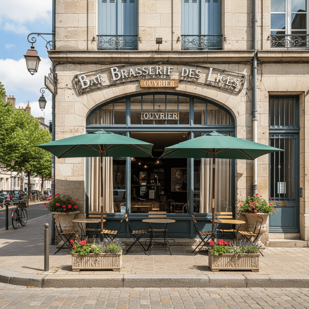 Bar-brasserie à Rennes : licence IV - parking