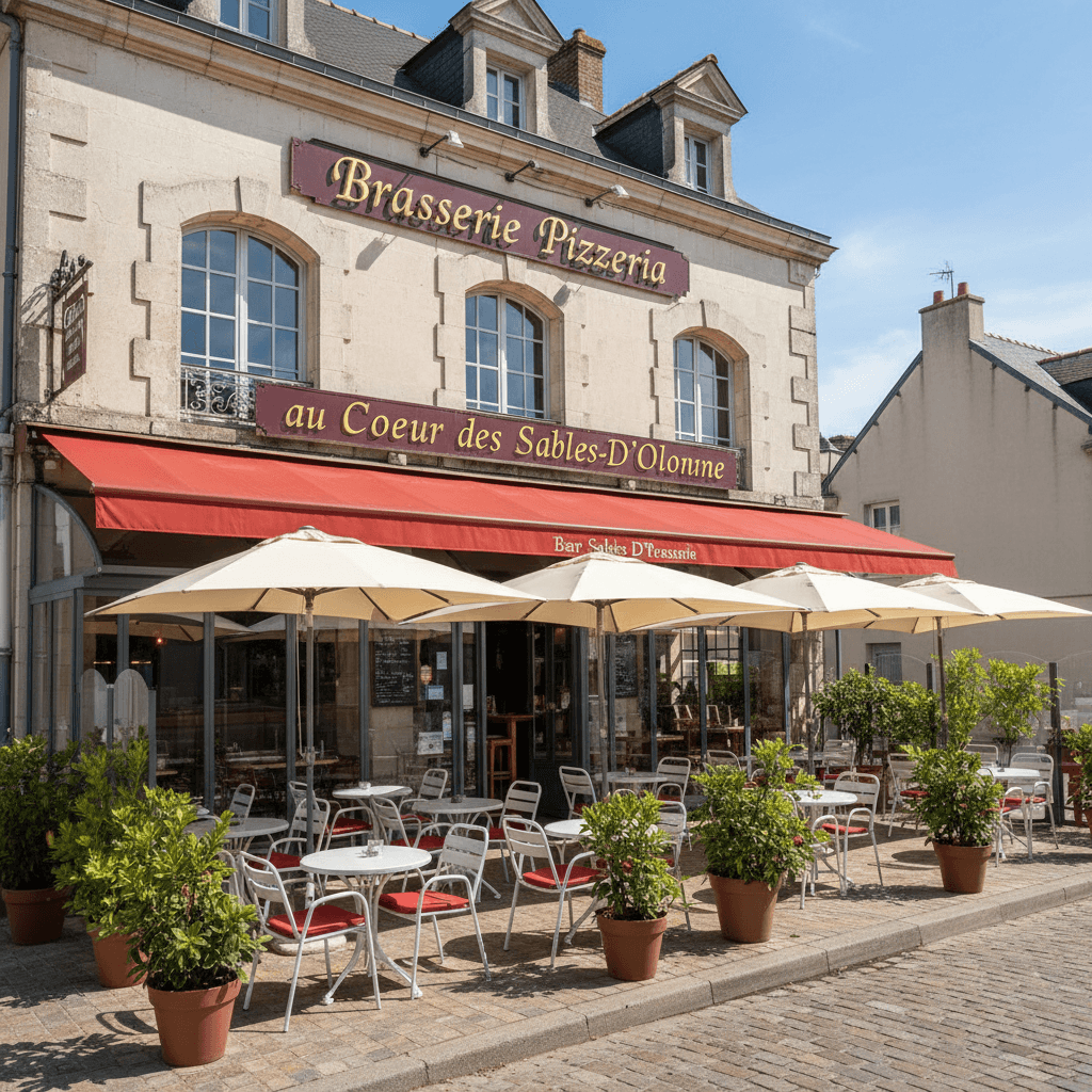 Bar-brasserie 240m² à Les Sables-D'Olonne : terrasse - licence IV - Image 1
