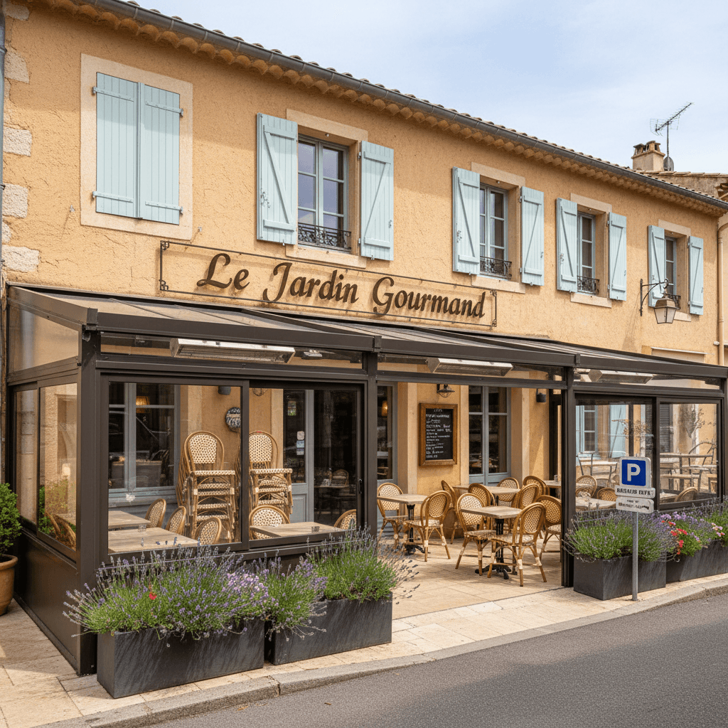 Restaurant 100m² à Mougins : terrasse - licence IV - Image 1