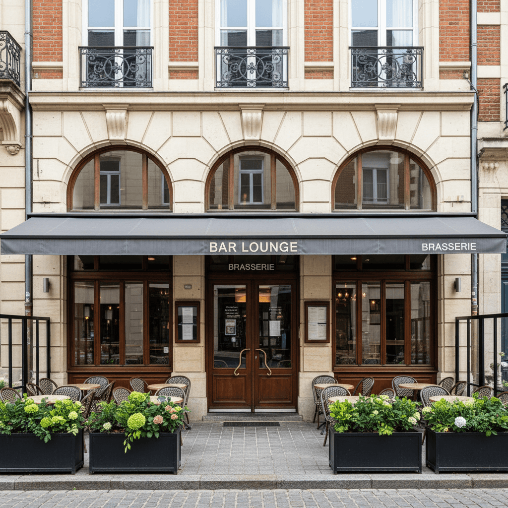 Bar-brasserie à Lille : terrasse - licence IV