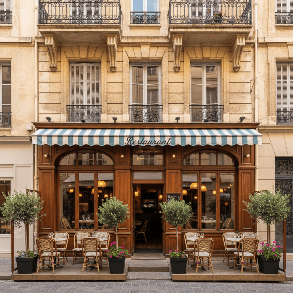 Restaurant 160m² à Marseille : terrasse - extraction - Image 1