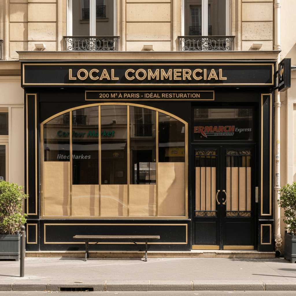 Local Commercial de 200 m² à Paris - Idéal Restauration - Image 1