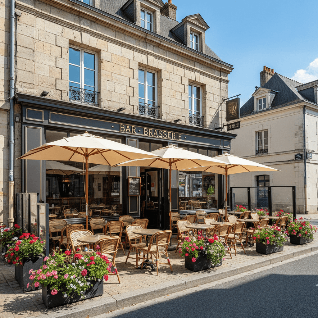 Bar-brasserie à Le Mans : terrasse - licence IV