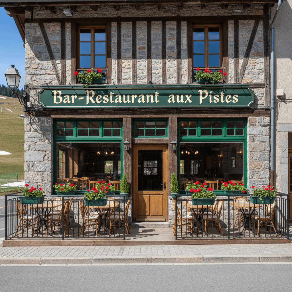 Bar-brasserie 224m² à Villard-De-Lans : terrasse - licence IV - Image 1
