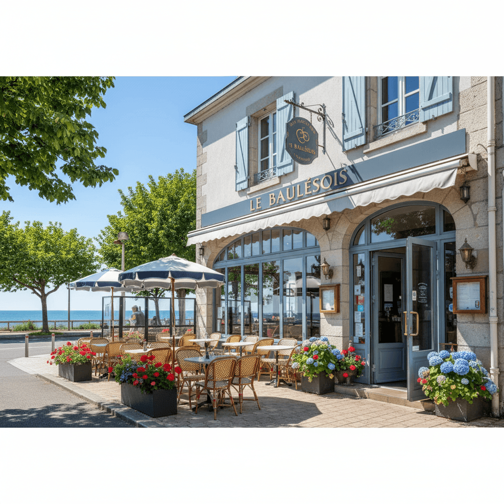 Restaurant 66m² à La Baule-Escoublac : terrasse - licence IV - Image 1